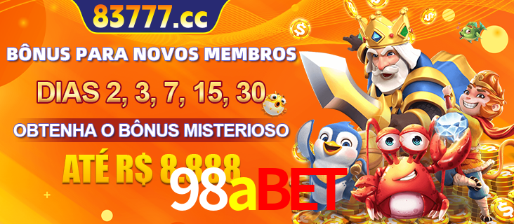 Anúncio dos benefícios para Membro VIP Sênior na plataforma 98abet, incluindo bônus promocionais, semanais e mensais, ilustrado com o personagem Fortune Tiger.
